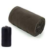 Saco de dormir de forro polar suave, manta de Camping ultraligera, sábanas de viaje al aire libre, tienda de campaña, cama cálida - details 15