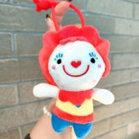 LLavero de payaso de peluche creativo, muñeco de peluche bonito, adorno colgante, llavero de coche, bolso, colgante, regalo - details 4
