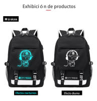 Mochila informal luminosa de gran capacidad, Mochila de tela Oxford, mochila escolar informal, bolsa de viaje al aire libre, moda - details 9