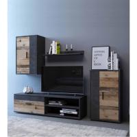 salón de 230 cm. Conjunto Completo Mueble TV + 2 vitrinas + Estante - details 0
