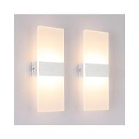 Apliques de Pared Moderno Lampada da parete Interior 24W Lámpara de Pared Decoración del Hogar Dormitorio Pasillo Entrada Blanco cálido 3000K (Gris oscuro) - details 9
