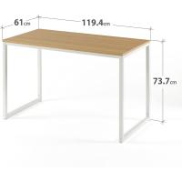 119x61x74 cm - estudio morna metal y mara - ornador para oficina en casa - Marrón claro y blanco - details 3