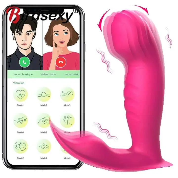 Leten-consolador portátil para mujer, vibradores con aplicación Bluetooth, Control del clítoris, estimulador del punto G, 10 modos, masturbador para orgasmo vaginal, Juguetes sexuales - 1
