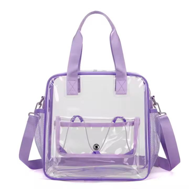 Bandolera transparente de PVC para natación y playa, gran capacidad, impermeable, para verano, Fiess, Yoga, bolsa deportiva - 1
