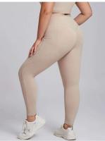Sujetador deportivo curvo de yoga grande para mujer, body de gimnasio, trío súper elástico, conjunto de ropa deportiva, Oufit, 3XL - details 14