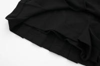 TRAFZA-minifaldas de cintura alta para mujer, faldas de Color liso con decoración de cinturón, estilo Sweetwear, 2023 - details 7