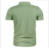 Polo de manga corta para hombre, camiseta de manga corta con símbolo de empalme, solapa informal, novedad de verano - details 12
