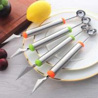 Plato de fruta, cuchillo para tallar, cuchara para melón, cuchara para helado, utensilios de cocina para agua, accesorios, herramientas para rebanar - details 2