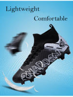Zapatos de fútbol TF/FG para hombre, botas de fútbol de tobillo alto para niños pequeños, hierba antideslizante para exteriores, zapatillas de entrenamiento Multicolor, nuevas - details 7