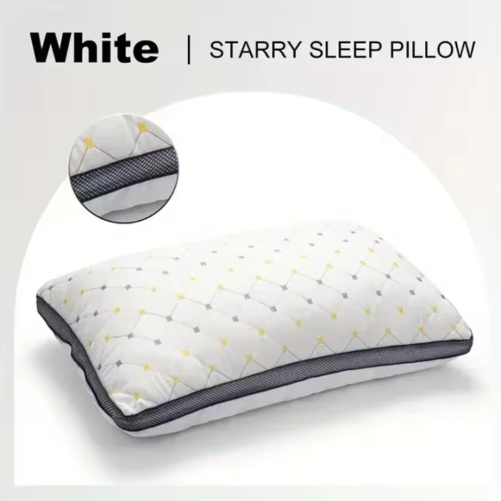 Núcleo de almohada doméstico doble mojado de plumas para dormir profundo para adultos, sin colapso, sin deformación - 1