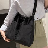 Bolso De Hombro Con Cordón A La Moda, Bolso De Mano Informal De Nailon De Viaje, Bolso Cruzado Impermeable De Gran Capacidad Para Mujer - details 11