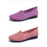 Casual Shoes Women's Summer Mesh Breathable Flat Shoes Ladies Comfort Light Sneaker Socks Women Slip on Loafers Zapatillas Muje - details 12