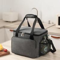 Fiambrera impermeable y aislada Bolsa de almuerzo reutilizable con correa ajustable para el hombro - details 6