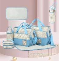 5 unids/set pañal momia maternidad accesorios recién nacidos bolsa grande para mamá organizador de cochecito de viaje - details 5