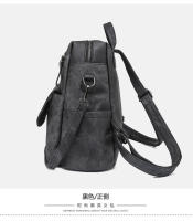 Mochila de mujer de gran capacidad, bolso de mujer de mochila, mochila retro - details 11