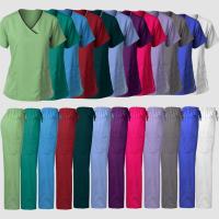Uniforme quirúrgico de alta calidad para mujer, Tops y pantalones de Spa para salón de belleza clínico de Hospital, conjuntos de uniformes médicos para enfermería. - details 10