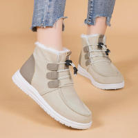 5 pares de zapatos de nieve de un pedal con banda elástica para estudiantes cálidos de tubo medio de algodón - details 13