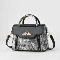 Bolso de mano con estampado elegante y decorativo para mujer, bolso de hombro atmosférico de gran capacidad para ir al trabajo, mochila de lujo de alta gama - details 0
