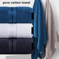 Toalla de baño absorbente para hombre y mujer, toalla suave de algodón egipcio para el hogar, color gris, aumenta el engrosamiento - details 15