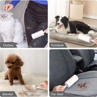 Rodillo adhesivo para quitar el pelo de mascotas, Herramientas de limpieza de pelusa, elimina el polvo y la ropa, Con recargas - details 3