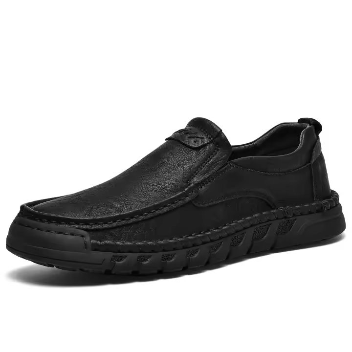 Cuero hombre al aire libre casual zapatos de cuero zapatos de montaña - 1