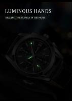 Relojes de pulsera de cuarzo de acero inoxidable POSHI 926 de lujo de primera calidad para hombre, esfera con correa de aleación, esferas redondas, reloj de pulsera de negocios para hombre - details 4