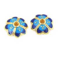 Tapetes de Flores de Brasso Dorado 18K 30PCS Accesorios de Joyería DIY de Alta Calidad - details 65