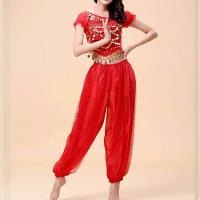 Conjunto de vientre para adultos de princesa, puesta en escena en Arabia Oriental, Bollywood Tre Rave, trajes de baile - details 2