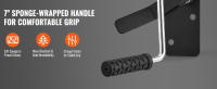 SucceBuy Kit de rodillos para lona con manivela manual, de 64 a 104 pulgadas de ancho, aleación de aluminio, rodillo para lona para camión volquete con nivel de cabina manual con mango envuelto en esponja de 7 pulgadas, perfecto para camiones volquete, re - details 2