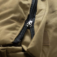 Chaqueta de Invierno Gruesa Abrigo con Capucha de Vellón con Cuello de Piel para Hombres - details 12