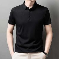 Nueva camisa Polo de color liso, combinada con un tejido vaquero informal de manga corta, cómodo y transpirable, adecuado para el verano - details 17