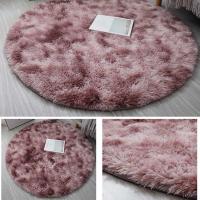 Alfombras de Salón redondas, Pelo Largo, Alfombra para Habitación, Dormitorio, Lavables, Antideslizante, Muy Suave - details 30