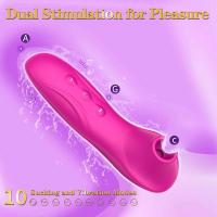 Leten Succionador de clítoris Vibrador Pezón Punto G Chupando Mamada Clítoris Estimulador erótico Masturbador femenino Juguetes sexuales para mujeres Adultos 18 - details 2