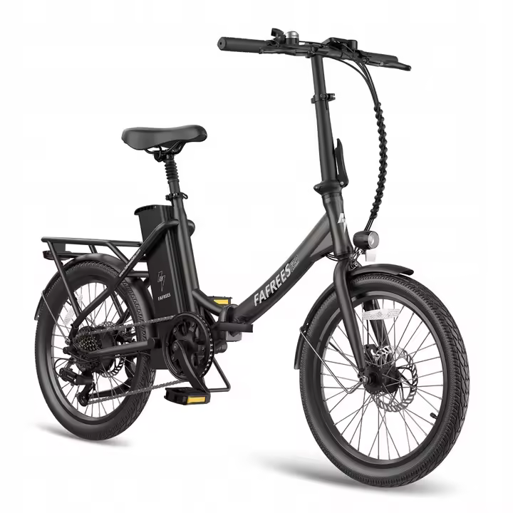 Bicicleta eléctrica plegable nueva FAFREES F20 Lasting 250W 18AH 25KM/H 120KM negro - 1