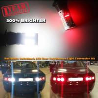 IJDM coche T20 LED blanco/rojo de doble Color Canbus W21W 7440 3156 1156 P21W bombillas led para luces de marcha atrás de respaldo de coche y lámpara antiniebla trasera - details 6