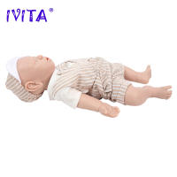 Muñeca de Bebé Renacida de Silicona IVITA Suave, Realista, Juguete Educativo para Niños con Chupete - details 23