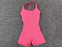 Ropa de mujer, tops, ropa deportiva, conjunto de ropa deportiva, bolsa de yoga, mono, sujetador para exteriores, mono ancho de una pieza para gimnasio 2024 - details 31