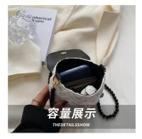 Bolsa de Teléfono Móvil de Lujo Ligera con Cadena de Perlas Bolsa de Verano a la Moda para Mujeres - details 8