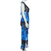 BUNO-Vestidos sexis de fiesta con escote en V profundo con espalda descubierta ceñido al cuerpo vestido largo de noche elegante para mujer vestido de verano 2025 Vestidos - details 18