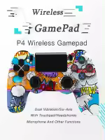 Mando inalámbrico para PS4/Pro/PS3/Slim/PC/Steam, control Bluetooth, Joystick, compatible con 6 ejes, vibración, clic táctil - details 0