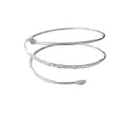 Joyería de aleación Punk para mujer, brazalete geométrico abierto en la parte superior del brazo, pulsera, joyería para mujer - details 4
