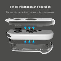 BLUEKAKA-Kit de estuche transparente para Switch Oled, bolsa de viaje para transporte, protección y Protector de pantalla para consola de juegos Ns Oled - details 5