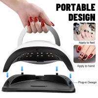 Secador de Gel de Uñas Profesional Portátil LED SUN X16 Max Lámpara de Secado UV de Pantalla Táctil - details 4