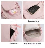Viajero-Mochila Escolar para adolescentes, Niña, Niño, 14 pulgadas, Ordenador portátil, Viajes, Universidad, Trabajo - details 8