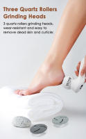 Removedor de Callos de Pie Eléctrico Portátil Recargable Herramienta Profesional de Pedicura para Piel Muerta - details 4