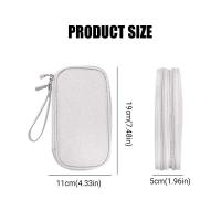Nuevo Bolsa organizadora de viaje, bolsa organizadora, funda de transporte, bolsas de almacenamiento portátiles impermeables de doble capa para Cable - details 8