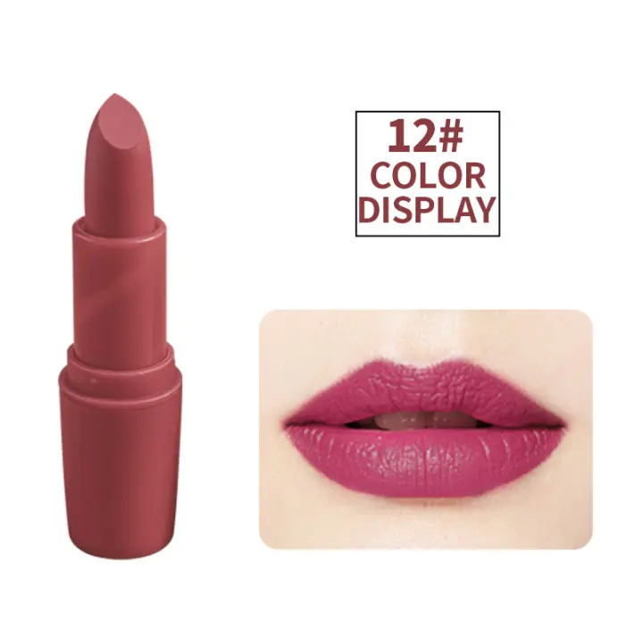 Bsimone, lápiz labial mate asequible, hidratante y que no se decolora, lápiz labial de terciopelo, venta directa - 1