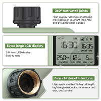 Regadera inteligente con control remoto, dispositivo automático de 3 válvulas, Digital, para jardín, flores - details 6
