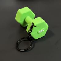 Mini llavero de barra de PVC único, colgante de bolsa exquisita desmontable, hoja de barra de simulación, regalo de retroalimentación de gimnasio para chica - details 4