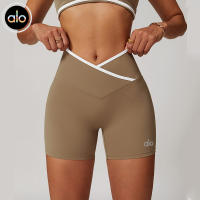 Pantalones de Yoga Alo Cintura Alta, Ajuste Cruzado, Sensación Nude, Levantamiento de Glúteos para Mujeres Ropa Deportiva de Fitness - details 3